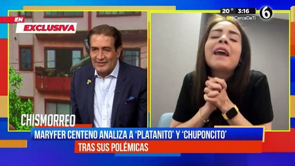 Maryfer Centeno analiza rostro de 'Platanito' y 'Chuponcito' tras polémicas