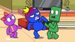 Rainbow Friends Blue x Green Has A Baby - Family Love Story - Rainbow Friends Animation