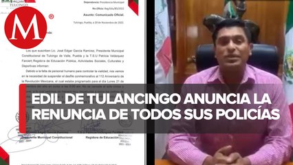Policías de Tulcingo, renuncian horas antes del asesinato de comandante