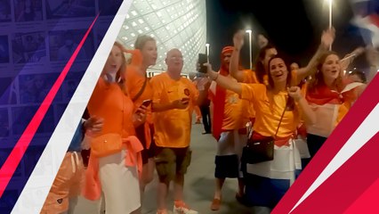 Belanda Pecundangi Senegal, Stadion At Thumama Berubah Jadi Lautan Oranye