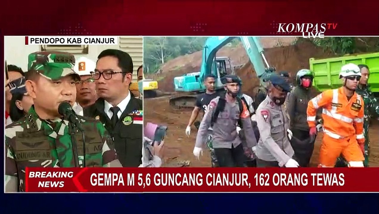 Sidak ke Lokasi Gempa Cianjur, KSAD Dudung Abdurachman: Rumah Sakit Dadakan Belum Memuaskan