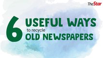 6 useful ways to recycle old newspapers