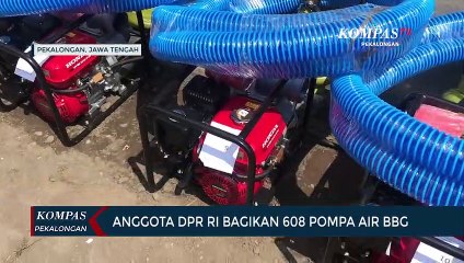 Anggota DPR RI Bagikan 608 Pompa Air BBG