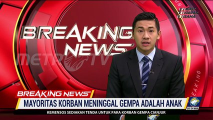 BREAKING NEWS - Korban Jiwa Gempa Cianjur Dominan Anak-anak