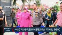 Polisi Di Pekanbaru Sisihkan Seribu Rupiah Untuk Beli Sembako