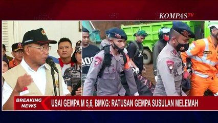 Menko PMK: Gempa Susulan yang Guncang Cianjur Sudah Terjadi 122 Kali