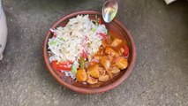 Chicken Shashlik With Gravy Recipe - Chicken Shashlik With Chinese Fried Rice - ManiMix Foods