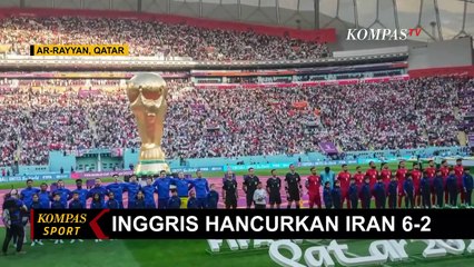 Tekan Pertahanan dan Kalahkan Iran, Inggris Unggul dengan Skor Akhir 6-2!