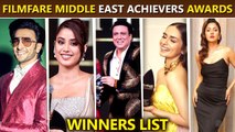 List Of Winners Of Filmfare Middle East Achievers Awards Ranveer,Govinda, Shehnaaz,Tamannaah,Janhvi