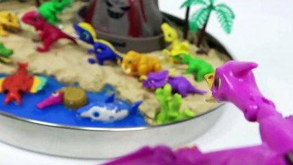 Dino Mecard Dinosaur Toys DIY Volcano Eruptiont  |  Jurassic World