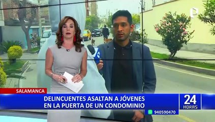 Download Video: Salamanca: encapuchados asaltan y golpean a tres jóvenes en puerta de condominio