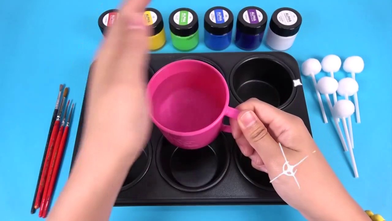 How To Make Frozen Paint with Colors Tube videos