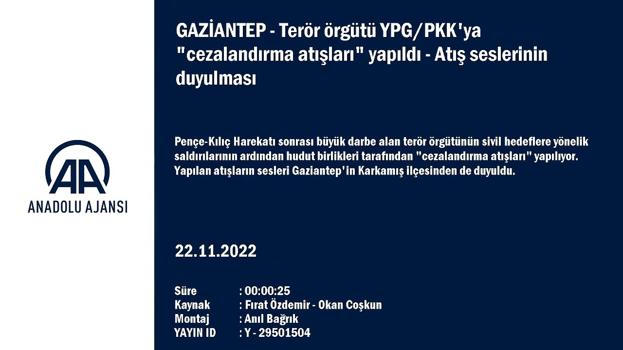 Terör örgütü YPG/PKK'ya "cezalandırma atışları"...