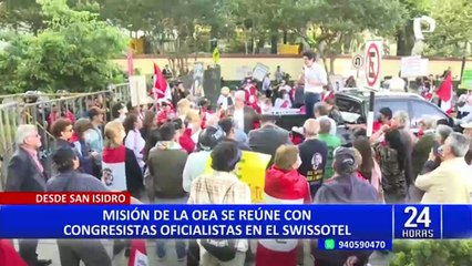 Fiscal de la Nación defendió denuncia contra Pedro Castillo en reunión con misión de la OEA