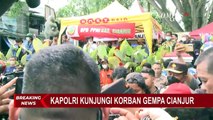 Kapolri Jenderal Listyo Sigit Kunjungi Langsung Korban Gempa Cianjur