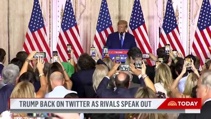 Trump Returns To Twitter As GOP Rivals Speak Out Against Him