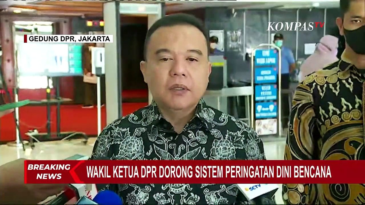 Dorong Sistem Peringatan Dini Bencana, Sufmi Dasco: Agar Kejadian Seperti Ini Tidak Terulang Kembali