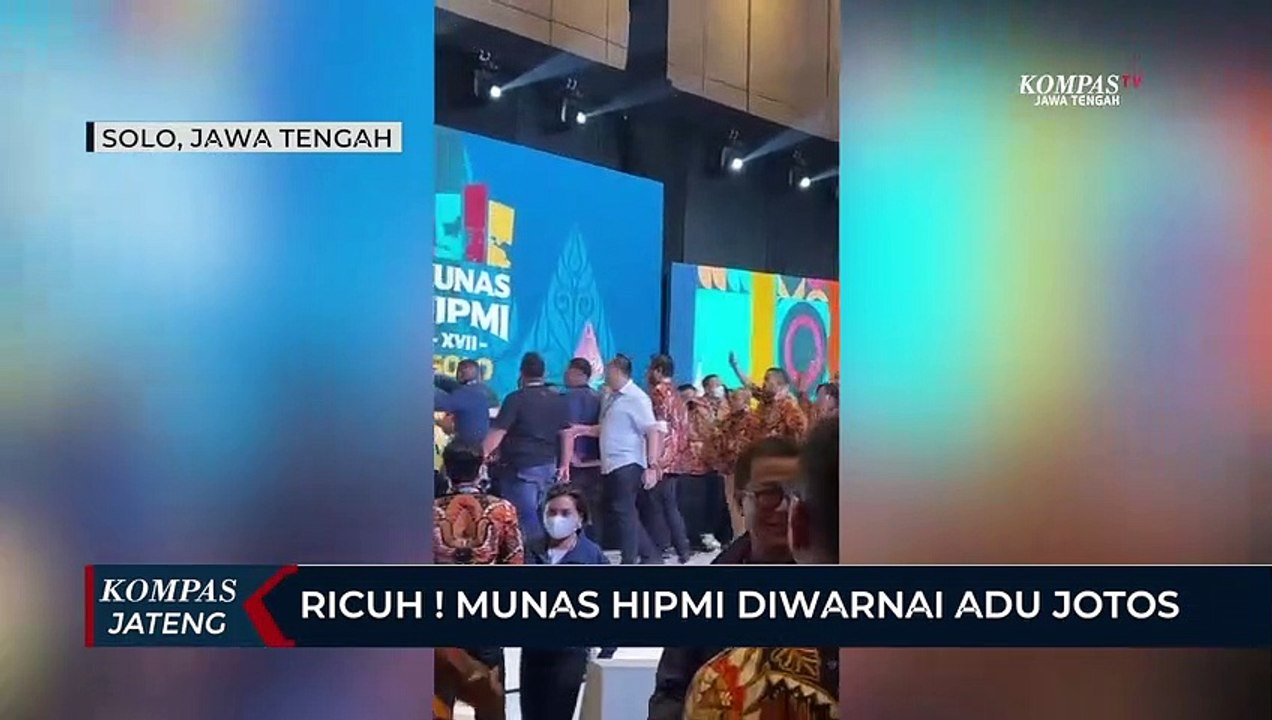 Ricuh! Munas HIPMI Diwarnai Adu Jotos