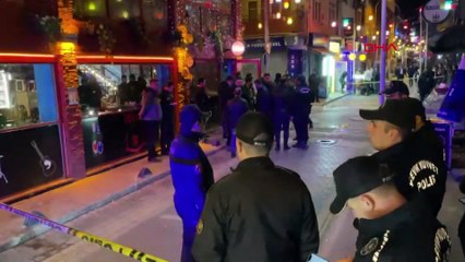 Barlar sokağında silahlı kavga