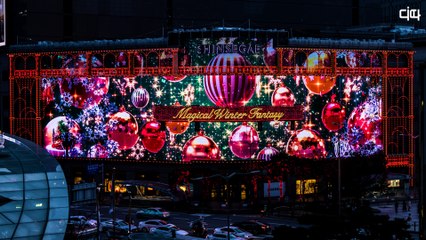 신세계백화점 명동 크리스마스 매지컬 윈터 판타지(Shinsegae Department Store Media Facade Magical Winter Fantasy) / 디따