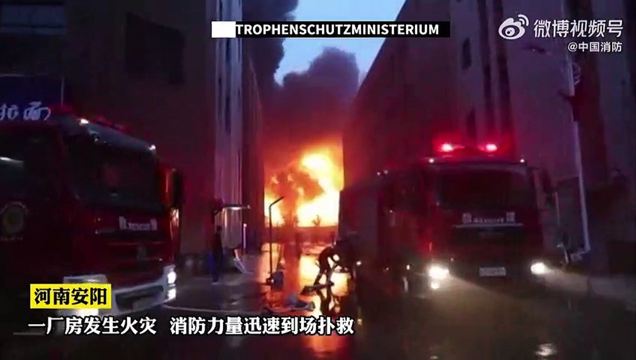 Mindestens 36 Tote bei Fabrikbrand in Zentralchina