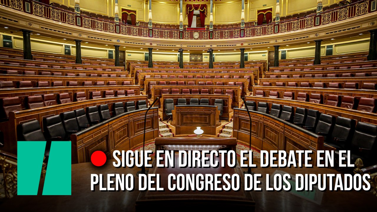  Sigue en directo el debate en el Pleno del Congreso de los Diputados