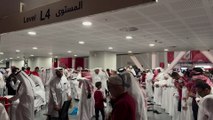 Watch Fans Praying in Al Bayt Stadium Minutes Before Opening Ceremony