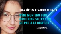 Lucía, víctima de abusos sexuales en su infancia: 