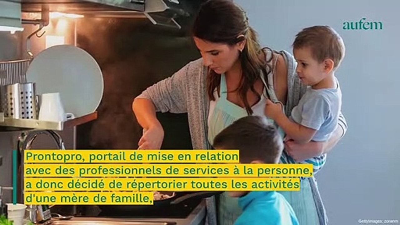 Voici le salaire que devrait toucher une mère au foyer si elle était rémunérée