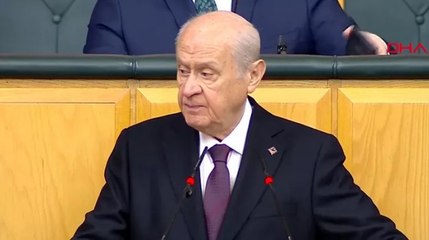 MHP Genel Başkanı Devlet Bahçeli, partisinin grup toplantısında açıklamalarda bulundu