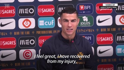 Ronaldo says row with Man Utd 'won't shake' Portugal team