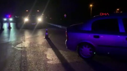 Otomobilden fırladı, başka aracın çarpmasıyla öldü