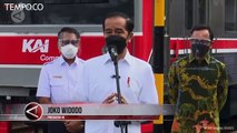 Presiden Jokowi Tinjau Program Vaksinasi Pengguna KRL di Stasiun Bogor