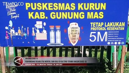 ODGJ dan Penyandang Disabilitas Mental Terima Vaksin Covid-19