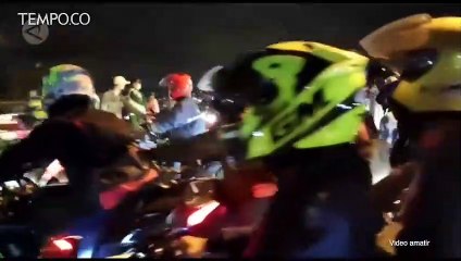 Polisi Tambah Ratusan Personel di Titik Sekat Bekasi