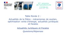 Questions/réponses Actualités juridiques et fiscales – Me Jean-François Remy