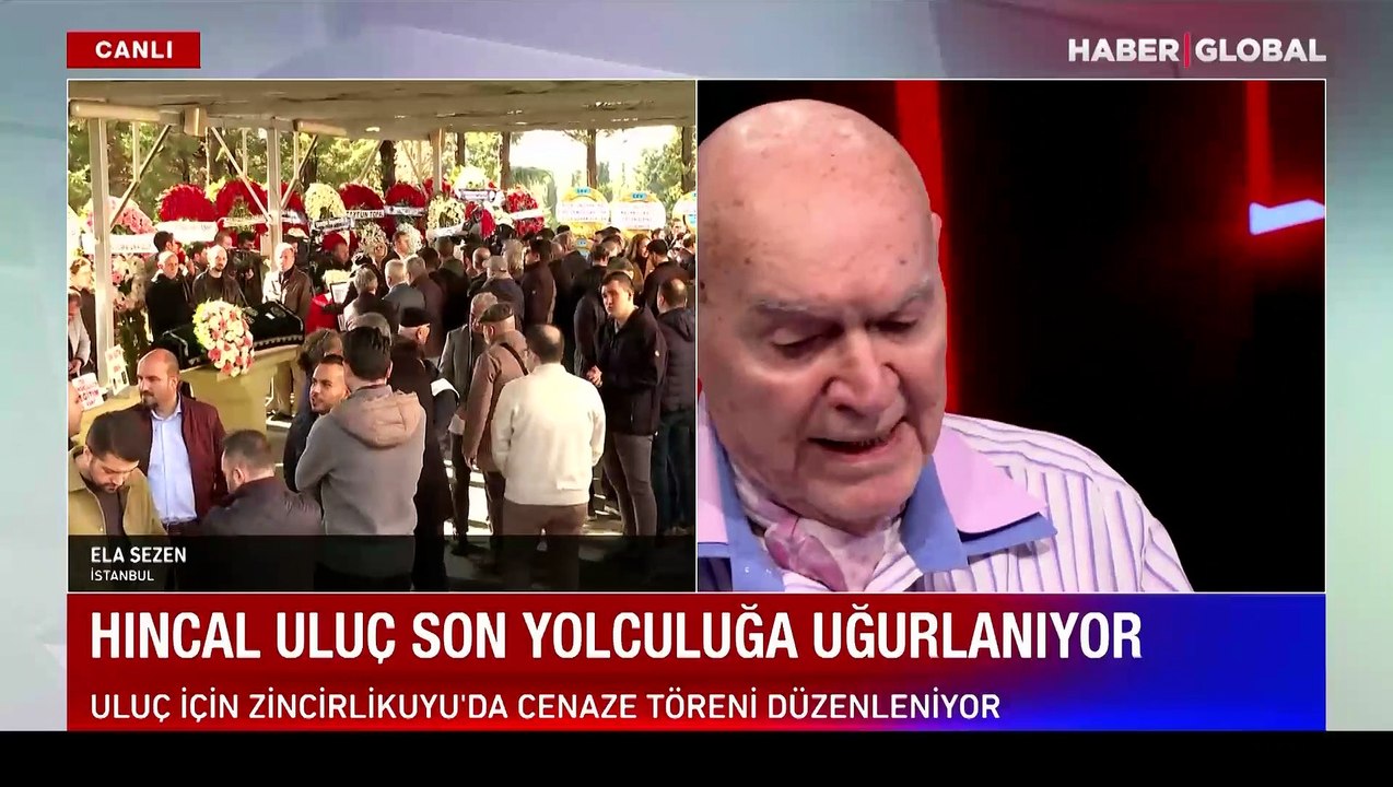 Hıncal Uluç için gazete önünde tören