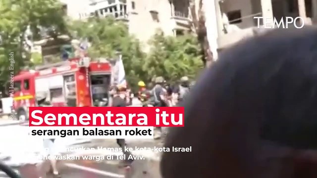 Detik-detik Gedung Kantor Media di Jalur Gaza Hancur Akibat Bom Israel