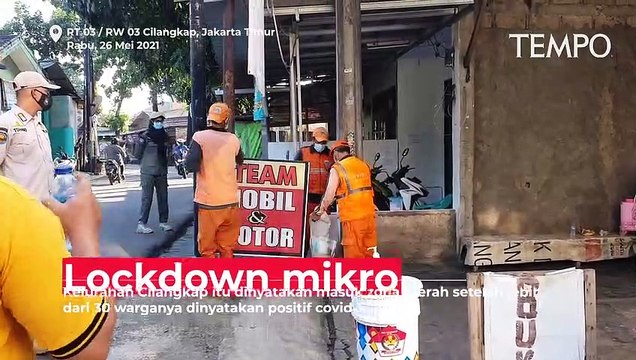 Menengok dari Dekat Lockdown Mikro di RT 03 Cilangkap