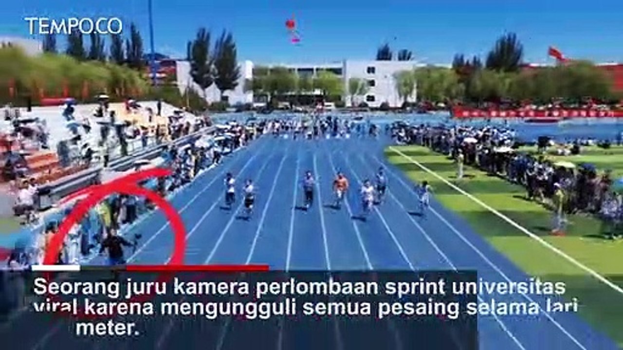 Kameramen Ini Berlari Lebih Cepat Dibanding Sang Atlet Saat Perlombaan