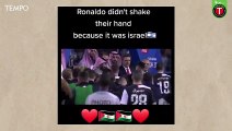 Benarkah Ini Video Cristiano Ronaldo yang Menolak Bersalaman dengan Presiden Israel?