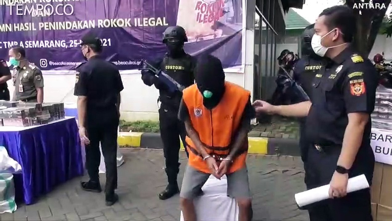 Bea Cukai Semarang Menggagalkan Peredaran 608 Ribu Batang Rokok Ilegal