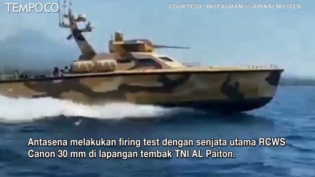 Penampakan Tank Boat Antasena saat Jalani Rangkaian Uji Senjata dan Jelajah Laut