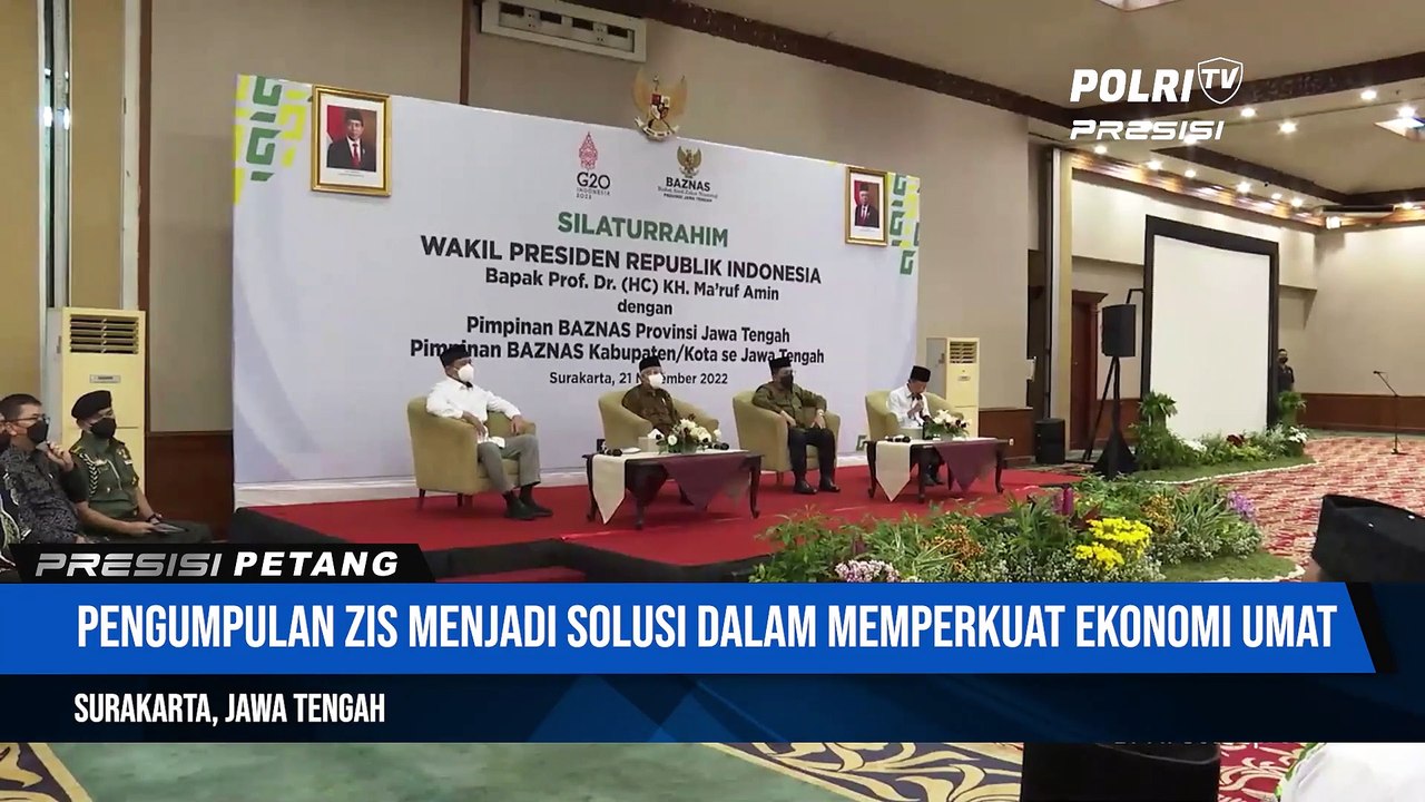 Silaturahmi Wakil Presiden dengan Pimpinan Baznas Kabupaten dan Kota se Jawa Tengah
