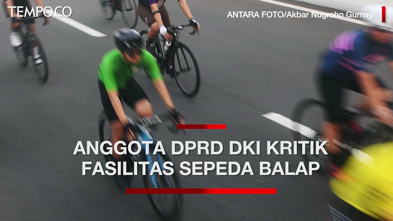 Anggota DPRD DKI Kritik Fasilitas Sepeda Balap Melenceng dari Konsep Awal