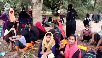 Tujuan ke Malaysia, 81 Pengungsi Rohingya Terdampar di Aceh