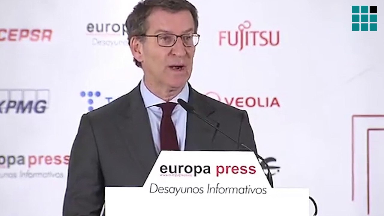 Núñez-Feijóo: "El Gobierno de Sánchez está siendo un gran Gobierno, pero no para los españoles, sino para las minorías independentistas"