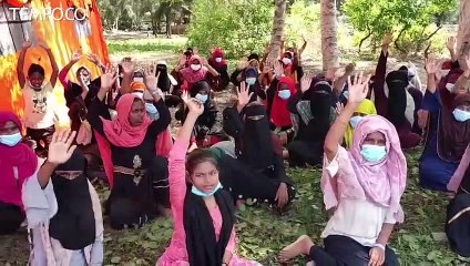 TNI-Polri Jaga Ketat Lokasi Pengungsi Rohingya di Aceh