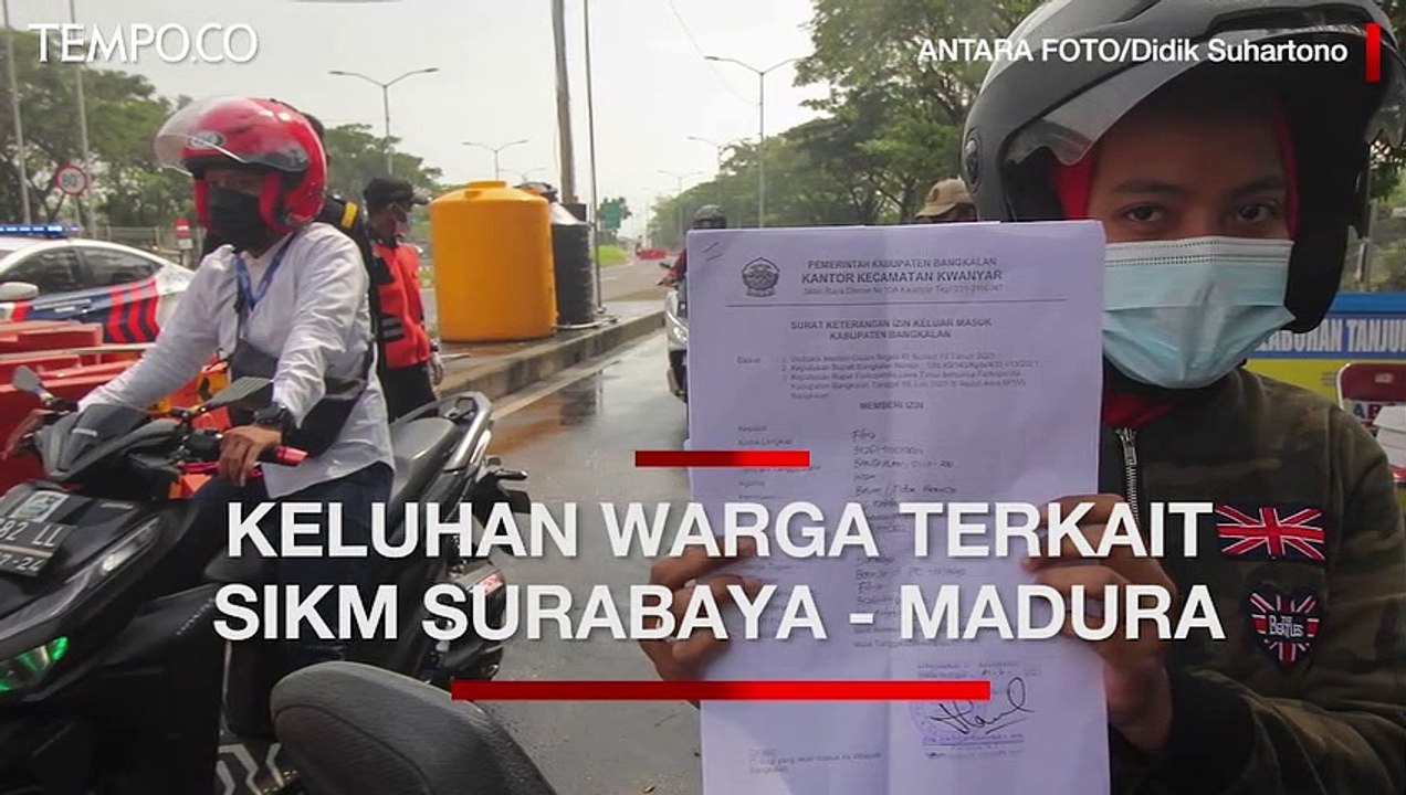 Warga Keluhkan Ribetnya Dapatkan SIKM Surabaya - Madura