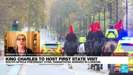 King Charles hosts first state visit for South Africa's Ramaphosa